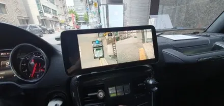 BENZ G63 - 벤츠 지바겐 브라부스룩 순정 모니터 12인치 와이드 모니터교체와 안드로이드 셋탑 M2C-200A PLUS 시공! / 잠실, 삼전, 송파