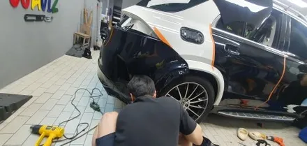 BENZ GLE450 Glitter Black Blue WRAP / 잠실, 삼전, 송파