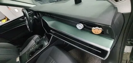 AUDI A6 MATTE PINE GREEN METALLIC WRAP / 잠실, 삼전, 송파