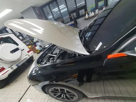 BMW 740i GLOSSY BLACK & Victor Silver DUOTONE WRAP / 잠실, 삼전, 송파