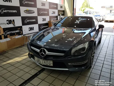 벤츠 SL63 AMG 앞범퍼 PPF 필름으로 스톤칩 보호를 하기-모토자인 / 고양 일산서구