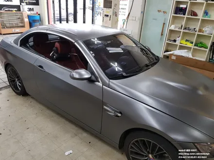 BMW 328i 컨버터블 세틴 다크그레이 전체랩핑-모토자인 / 고양 일산서구