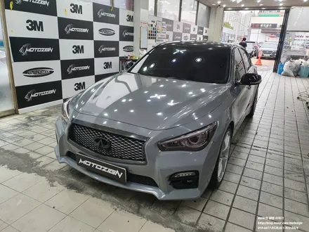 인피니티Q50S 락그레이 전체랩핑 라이트필름 시공작업 - 일산파주운정고양PPF랩핑전문샾모토자인 / 고양 일산서구
