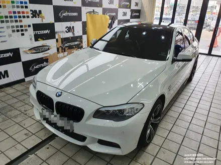 BMW 528i 루프스킨+윈도우몰딩랩핑 - 일산PPF랩핑전문샾 모토자인 / 고양 일산서구