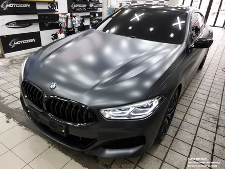 일산 BMW 840i 세틴 블랙 락그레이 메탈릭 전체랩핑 / 고양 일산서구