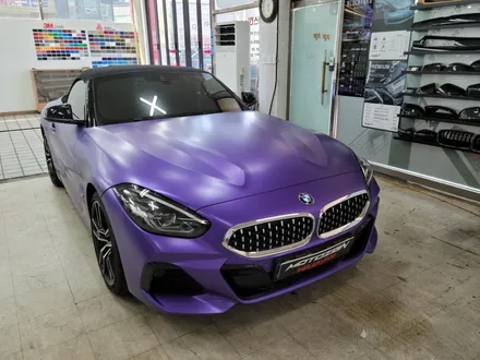 일산랩핑 BMW Z4 사틴퍼플 전체랩핑 / 고양, 일산, 김포, 파주