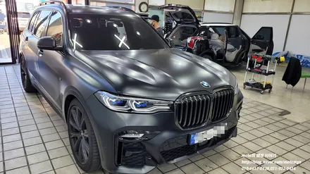 일산 BMW 7시리즈 무광 블랙차량 무광PPF생활보호패키지 시공 / 고양, 일산, 김포, 파주
