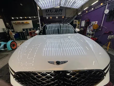 일산 PPF 제네시스 G90 앞범퍼.본넷.휀더 사고로 인하여 PPF 재시공 일산PPF 랩핑 전문점 모토자인 / 고양 일산서구