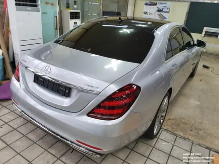 벤츠 S450 에이버리 실버 메탈릭 전체랩핑 - 일산PPF랩핑전문샾 모토자인 / 고양 일산서구