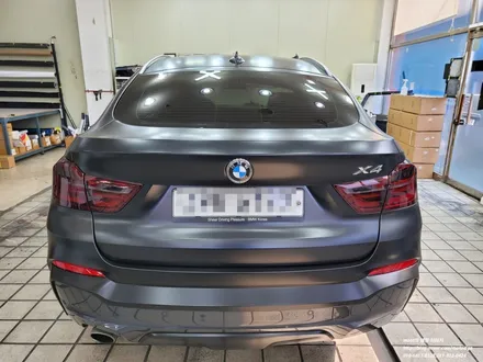[일산랩핑] BMW X4 사틴블랙 전체랩핑 / 고양, 일산, 김포, 파주