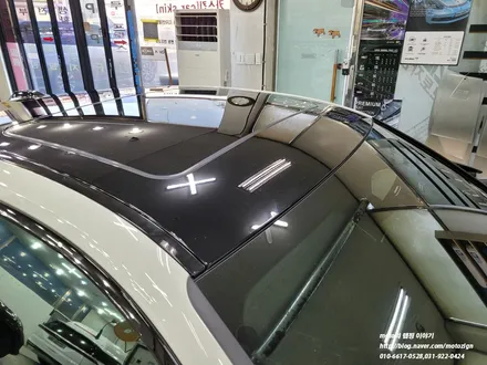 BMW i4 루프스킨은 역시 모토자인블랙PPF 시공으로 뛰어난 광택도 깔끔한 시공완료. / 고양, 일산, 김포, 파주