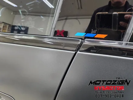 파주 일산 BMW i4 사틴블랙락그레이 전체랩핑으로 색상 변경 모토자인 / 고양, 일산, 김포, 파주