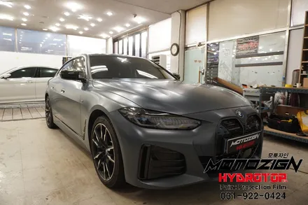 일산랩핑 BMW i4 3M 썬클라우 색상변경 / 고양, 일산, 김포, 파주