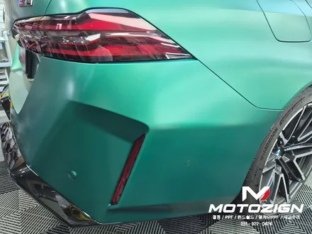 BMW M5 무광 PPF 사고수리, 뒷범퍼 PPF 교체 시공 전문｜일산 모토자인 / 고양 일산서구