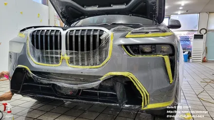 BMW X7 페이스리프트 앞범퍼.본넷PPF패키지+크롬딜리트 작업 / 고양, 일산, 김포, 파주