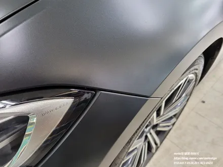 BMW 320D 기존 랩핑 제거후 사틴블랙 락그레이 색상으로 재랩핑하기 / 고양, 일산, 김포, 파주