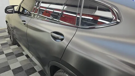 일산 BMW X4M 사틴블랙 랩핑으로 색상 변경하였습니다. / 고양 일산서구
