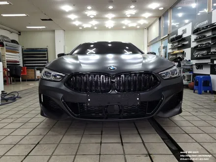 일산 BMW 840i 세틴 블랙 락그레이 메탈릭 전체랩핑 / 고양 일산서구