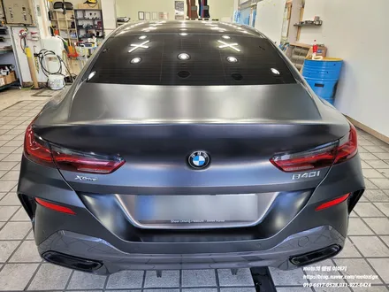 BMW 840i 앞범퍼 사고로 인하여 수리후 사고랩핑 / 고양, 일산, 김포, 파주
