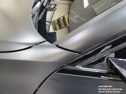 BMW 320D 기존 랩핑 제거후 사틴블랙 락그레이 색상으로 재랩핑하기 / 고양, 일산, 김포, 파주