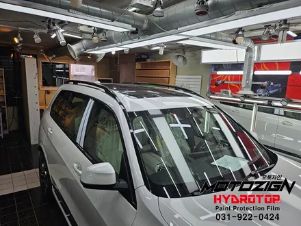 일산 BMW X7 크롬딜리트와 라이트필름으로 블랙베젤느낌을 ...랩핑 전문점 모토자인 / 고양 일산서구