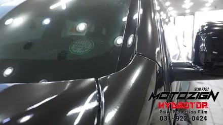 BMW X7 화이트에서 3M 20802 블랙유광으로 랩핑으로 색상변경하기 랩핑 PPF 전문샾 MOTOZIGN / 고양, 일산, 김포, 파주
