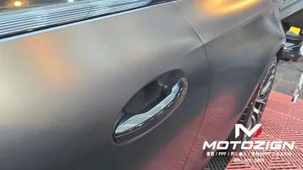 벤츠 CLE53 AMG 쿠페 크롬죽이기 | 오벨 고광택 블랙유광 랩핑으로 완성한 프리미엄 디테일 (일산 모토자인) / 고양 일산서구