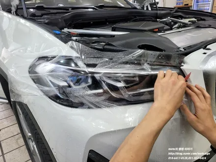 BMW X4 실내 카본블랙랩핑 +헤드라이트.주유구.트렁크리드 PPF 시공 / 고양, 일산, 김포, 파주