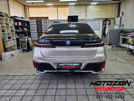 BMW i7 옥시드그레이 듀오톤랩핑과 실내PPF 시공완료 일산PPF 랩핑 전문샾 모토자인 / 고양 일산서구