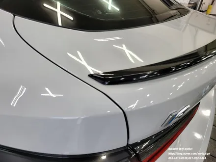 BMW i4 루프스킨은 역시 모토자인블랙PPF 시공으로 뛰어난 광택도 깔끔한 시공완료. / 고양, 일산, 김포, 파주