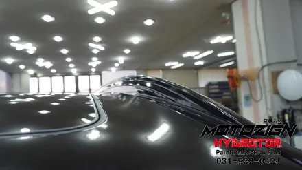 BMW X7 화이트에서 3M 20802 블랙유광으로 랩핑으로 색상변경하기 랩핑 PPF 전문샾 MOTOZIGN / 고양, 일산, 김포, 파주