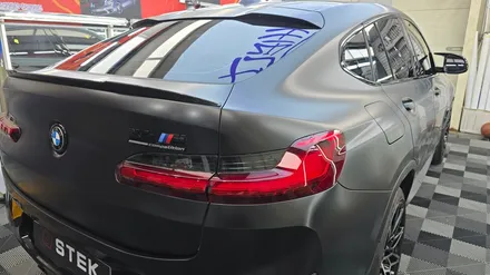 일산 BMW X4M 사틴블랙 랩핑으로 색상 변경하였습니다. / 고양 일산서구