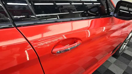 BMW 520D에 프라임레드로 랩핑을 하며... / 고양 일산서구