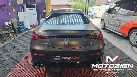벤츠 CLE53 AMG 쿠페 크롬죽이기 | 오벨 고광택 블랙유광 랩핑으로 완성한 프리미엄 디테일 (일산 모토자인) / 고양 일산서구