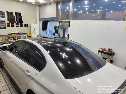 BMW G30 블랙PPF 루프스킨 앞범퍼 포인트랩핑 / 고양, 일산, 김포, 파주