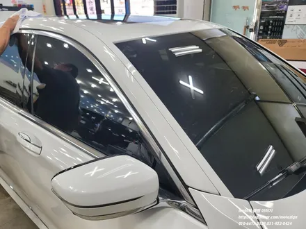 일산랩핑 BMW 740LD 화이트 유광 랩핑으로 색상 변경후 유리막코팅 작업까지 / 고양, 일산, 김포, 파주