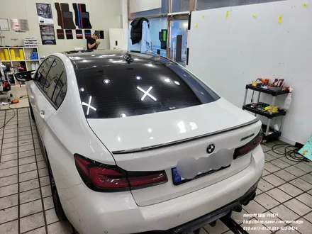 BMW G30 블랙PPF 루프스킨 앞범퍼 포인트랩핑 / 고양, 일산, 김포, 파주
