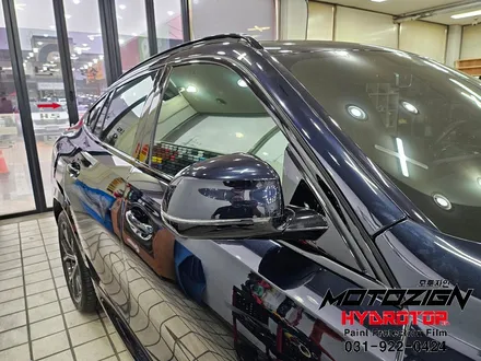 BMW X6 고광택 필름으로 크롬딜리트 일산랩핑 전문점 모토자인 / 고양, 일산, 김포, 파주