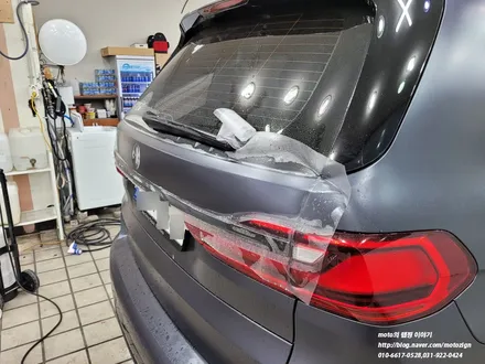 일산 ppf bmw x7 다크쉐도우 무광칼라에 무광ppf 시공완료 / 고양, 일산, 김포, 파주
