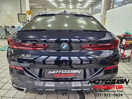 BMW X6 고광택 필름으로 크롬딜리트 일산랩핑 전문점 모토자인 / 고양, 일산, 김포, 파주