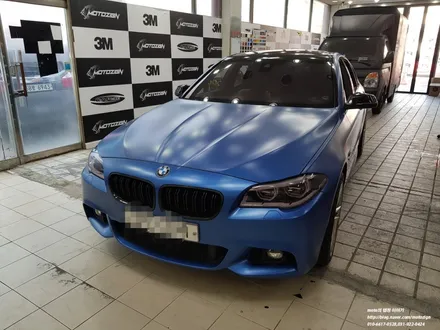 BMW 530D 세틴 블루 메탈릭 전체랩핑 #일산랩핑 #파주랩핑 #김포랩핑 #운정랩핑  #PPF랩핑전문샾모토자인 / 고양 일산서구