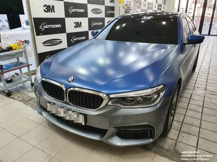 BMW G30 사고로 인한 앞범퍼 수리후 재랩핑 - 일산PPF랩핑전문샾 모토자인 / 고양 일산서구