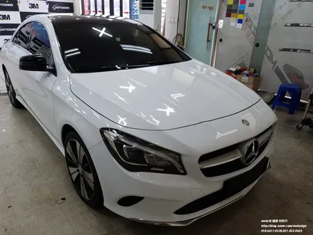벤츠 CLA250 실버에서 화이트 전체랩핑-일산/파주/운정/고양 PPF 랩핑 전문샾 모토자인 / 고양 일산서구