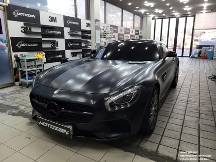 벤츠 AMG GT 화이트에서 사틴 블랙으로 색상변경 / 고양 일산서구