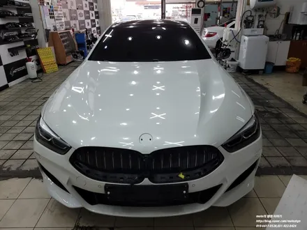 일산 BMW 840i 세틴 블랙 락그레이 메탈릭 전체랩핑 / 고양 일산서구