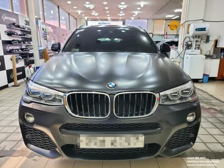 [일산랩핑] BMW X4 사틴블랙 전체랩핑 / 고양, 일산, 김포, 파주