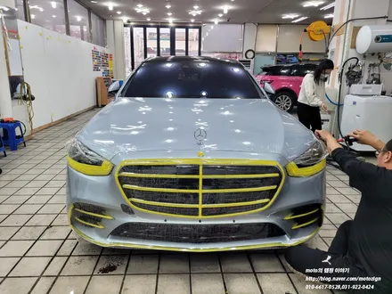 일산PPF 벤츠S500 앞범퍼 PPF와 생활보호패키지로 앞범퍼 스톤칩 주차테러와 생활스크레치에 보호를 해줍시다 / 고양, 일산, 김포, 파주
