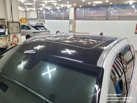 일산루프스킨 제네시스 gv80 블랙유광 루프스킨과 신차 유리막코팅 / 고양, 일산, 김포, 파주