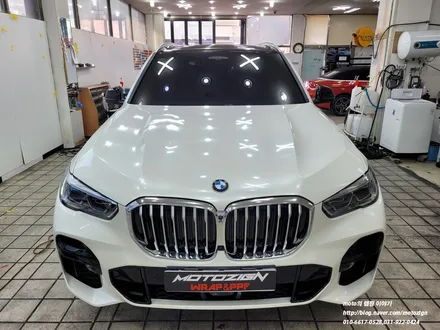 일산랩핑 BMW X5 화이트펄 전체랩핑 / 고양, 일산, 김포, 파주