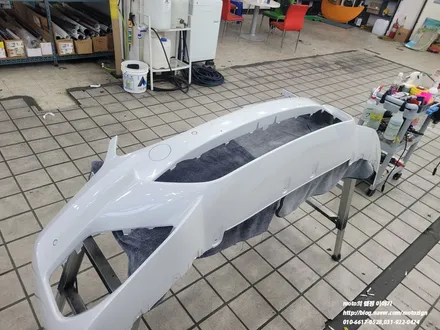 BMW 840i 앞범퍼 사고로 인하여 수리후 사고랩핑 / 고양, 일산, 김포, 파주